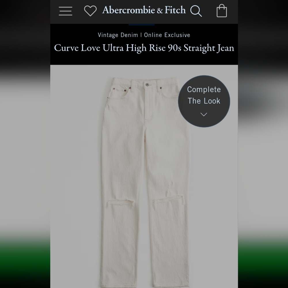 Curve Love Ultra High Rise 90s Straight Jean